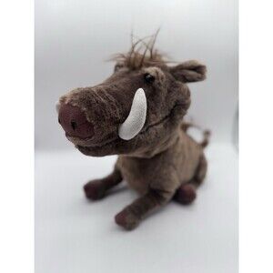 Disney Talking Pumbaa Warthog The Lion King Plush Stuffed Animal 10”